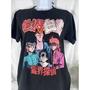 Yu Yu Hakusho Ghost‎ Files Black T-Shirt Funimation Size Medium
